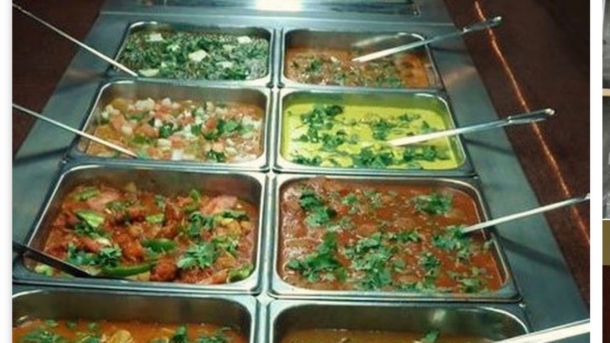 The lunch and dinner buffet