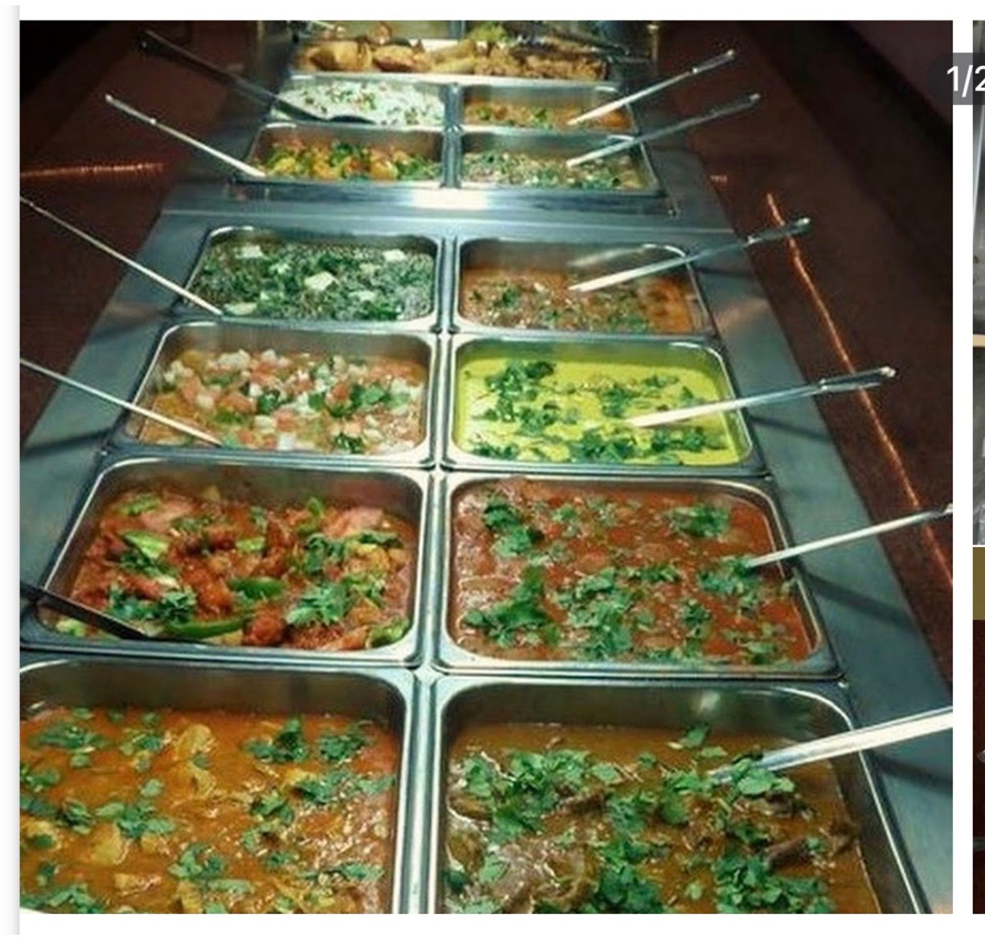 The lunch and dinner buffet